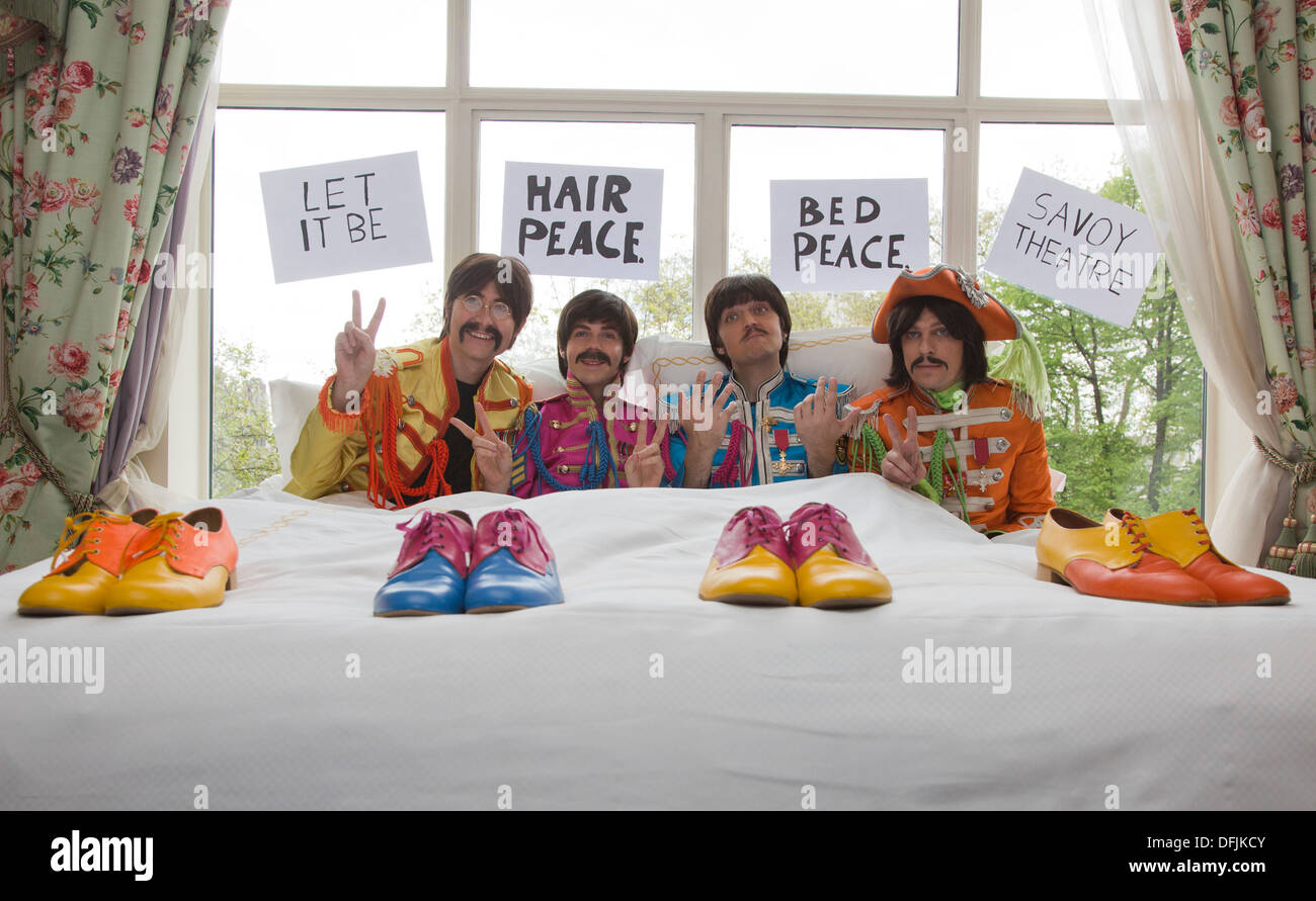 Photocall for the Beatles Show 'Let it Be' at the Savoy Hotel Stock Photo