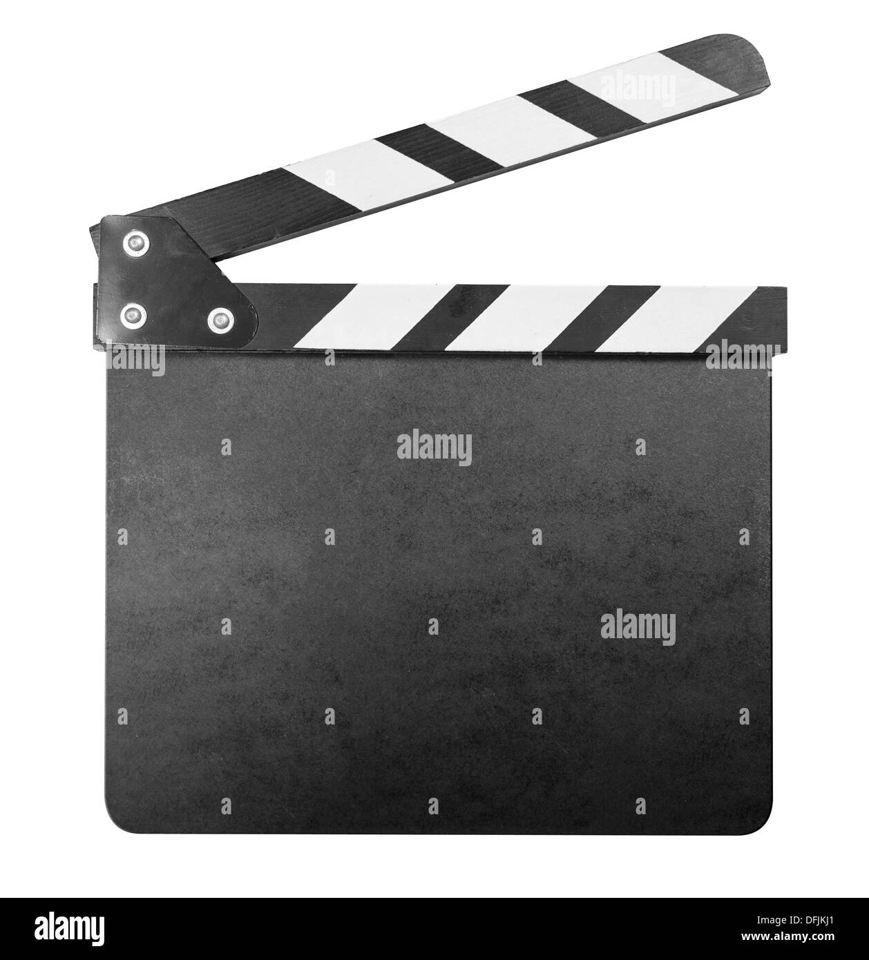 Clapper board isolated with clipping path included Stock Photo