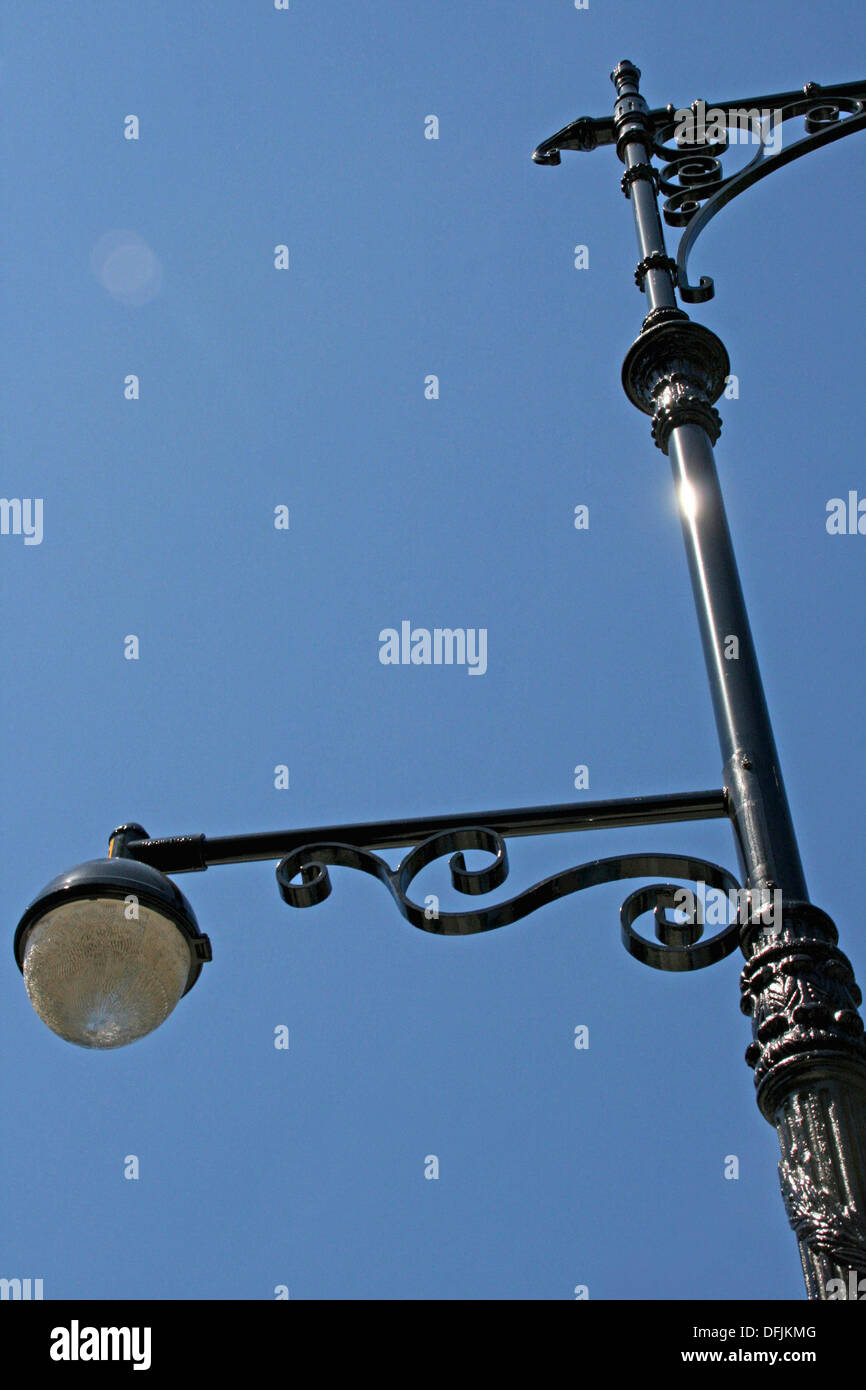 streetlight, Harlem, New York, USA Stock Photo Alamy