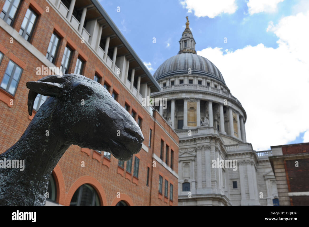 Iconic dome of St Paul's Cathedral, London, England, United Kingdom. Stock Photo