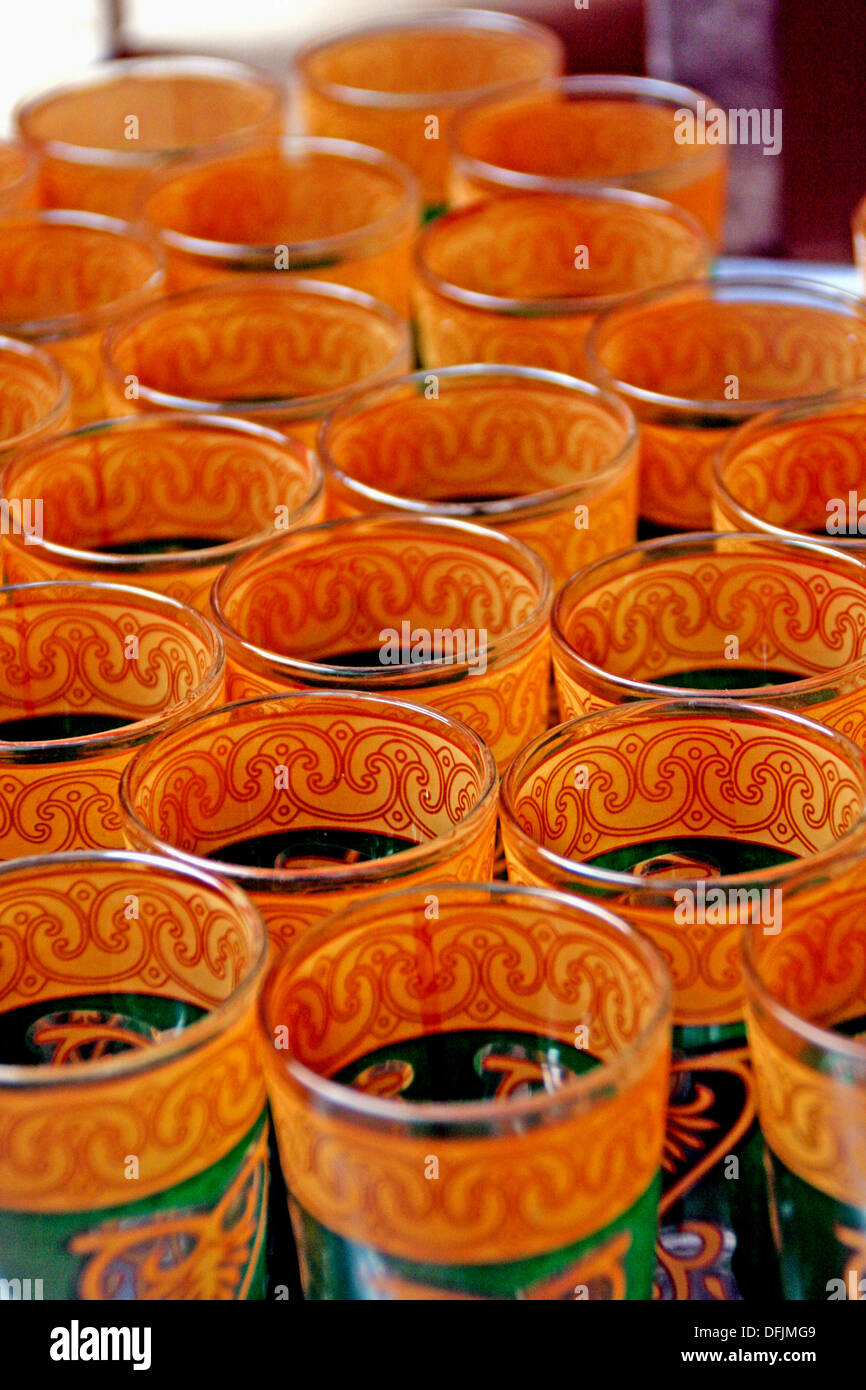 Arab tea cups Stock Photo Alamy