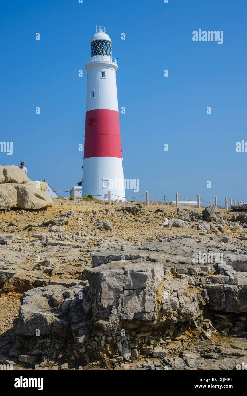 Portland Bill Lighthouse, Portland, Dorset, England Stock Photo Alamy
