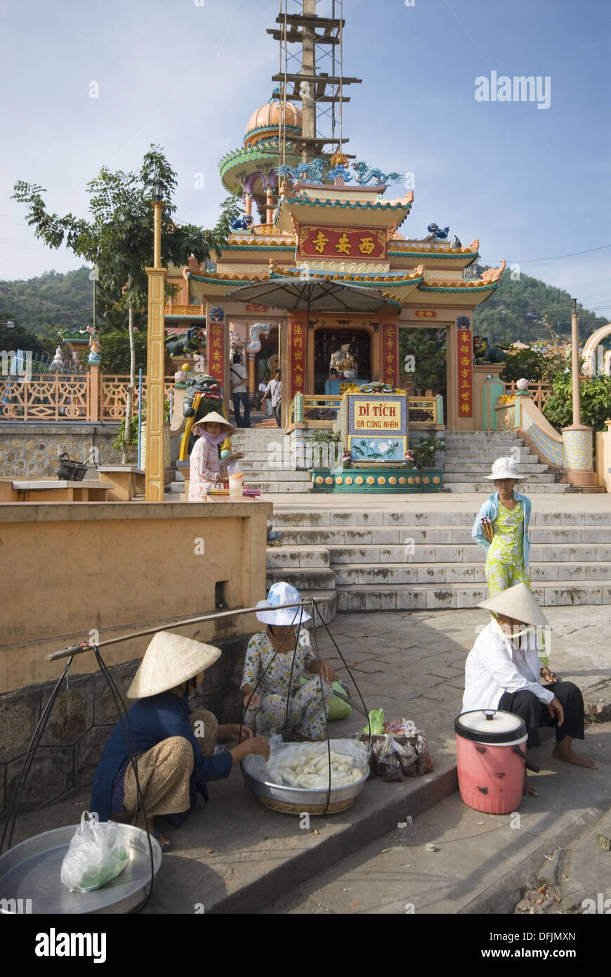 Tat An temple, Chau Doc, Vietnam Stock Photo