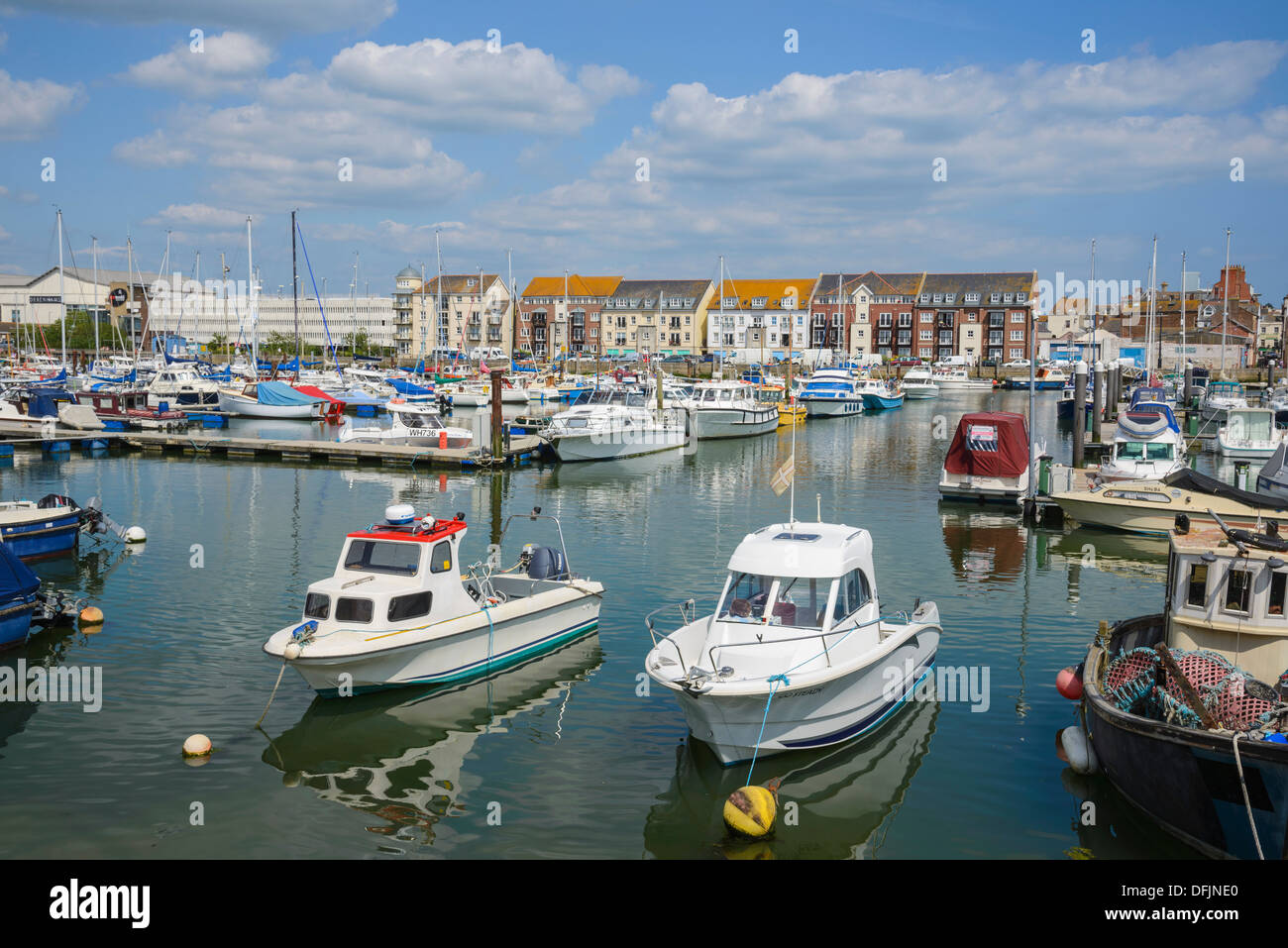 Weymouth Marina, Dorset, England Stock Photo Alamy