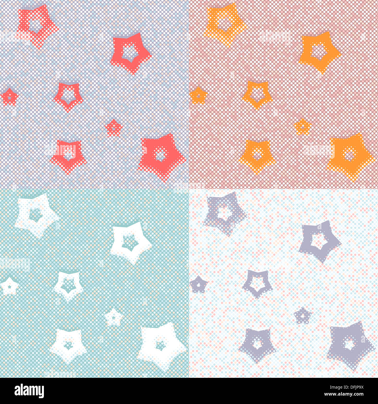 Set of geometric seamless pattern backgrounds Stock Photo - Alamy