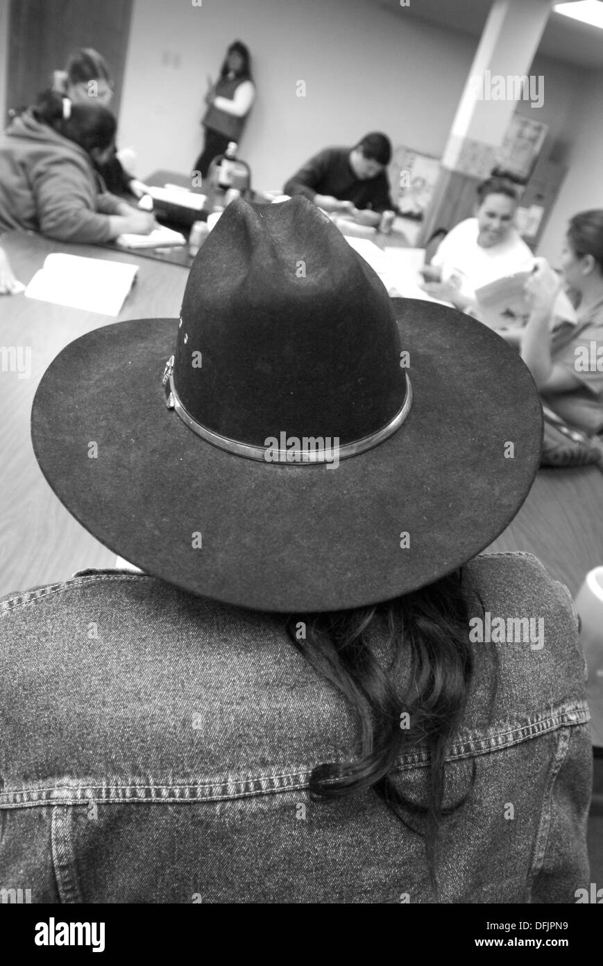 Lakota sioux rear view hi-res stock photography and images - Alamy