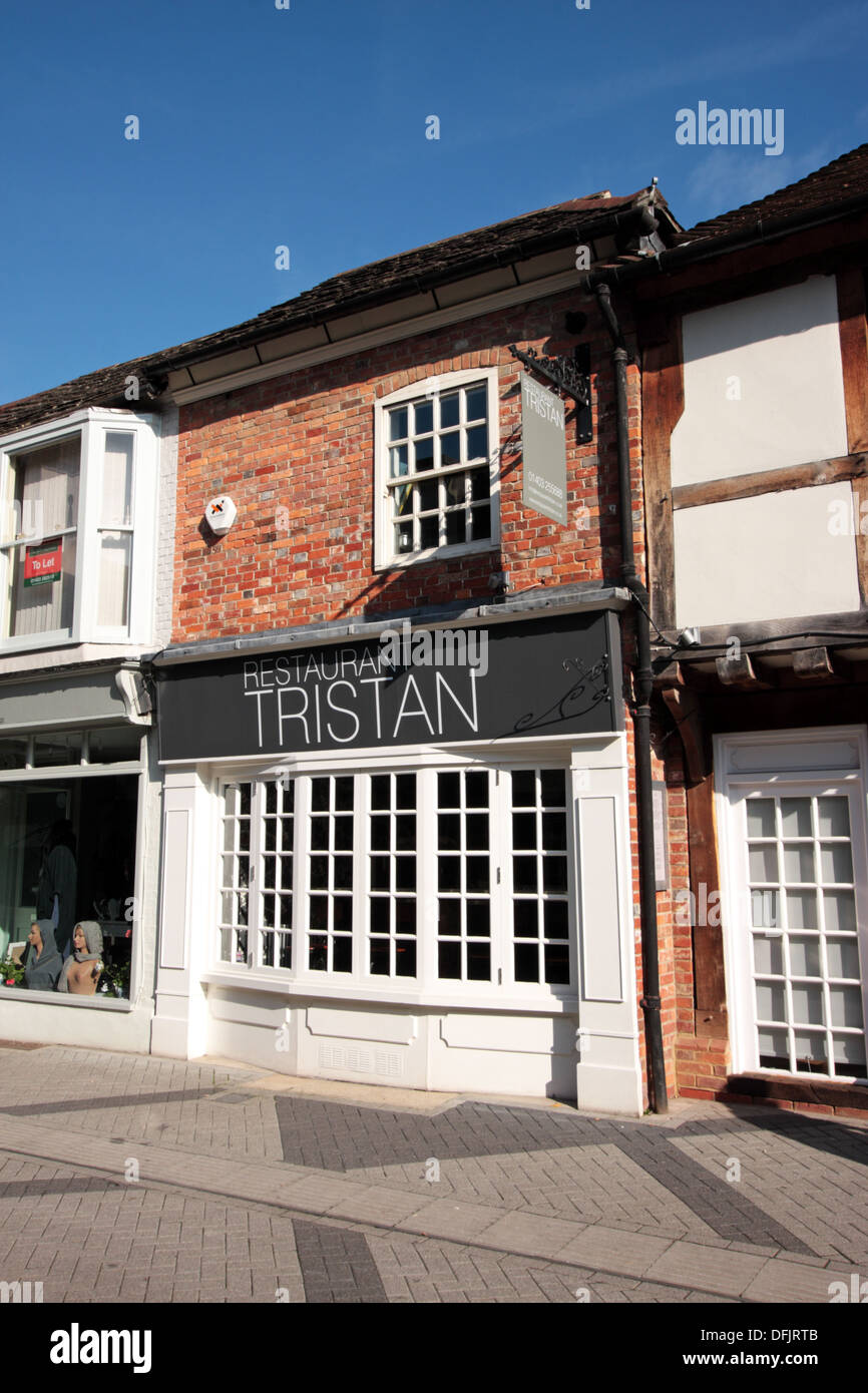 Restaurant Tristan Michelin Star dining in Horsham West Sussex UK Stock Photo