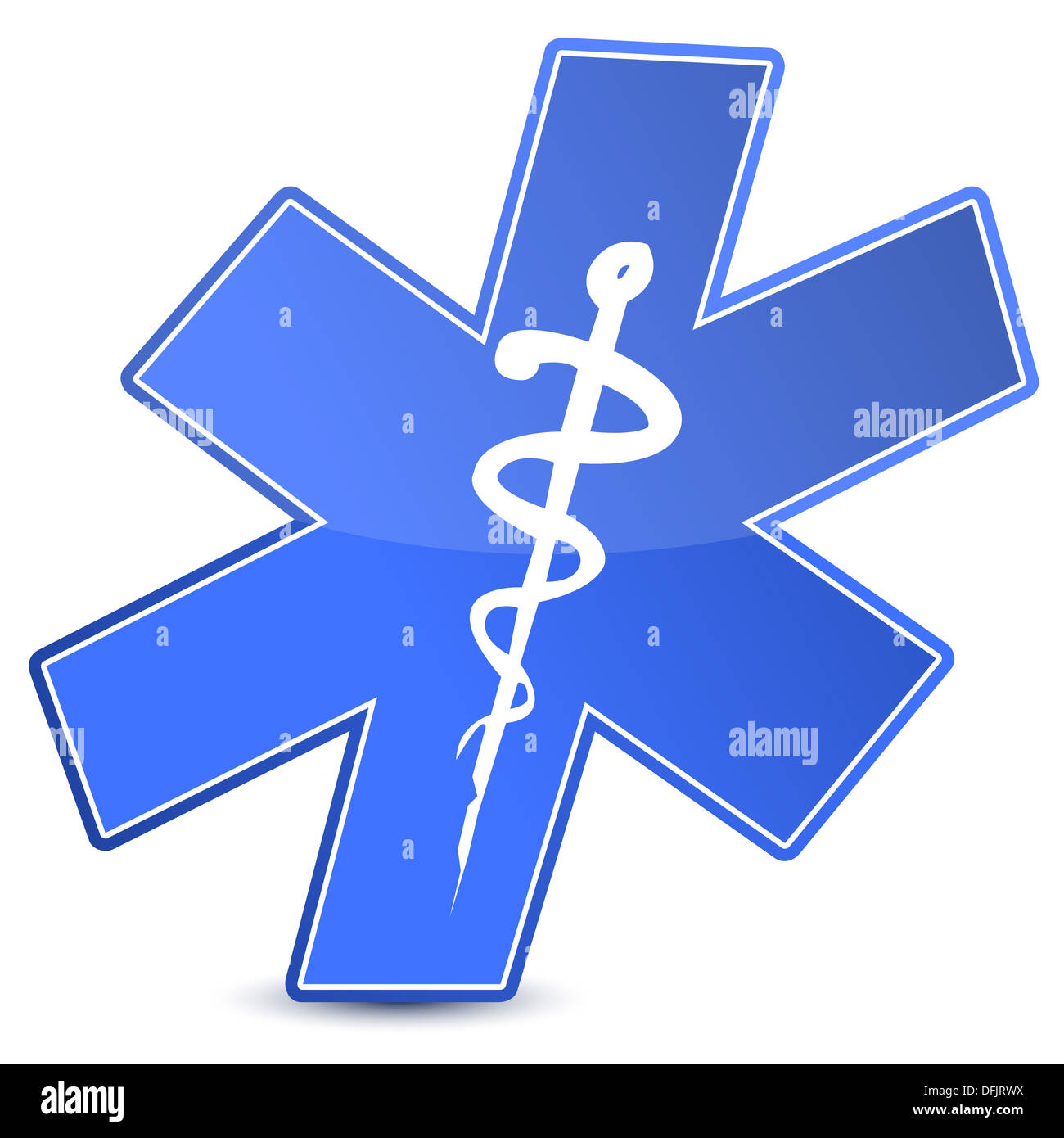 Medical symbol with snakes and cross hires stock photography and