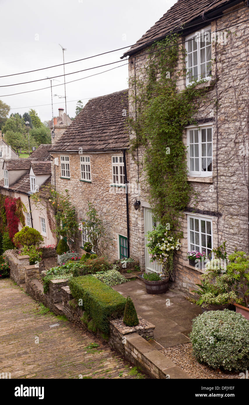 Chipping Steps in Tetbury, Cotswolds, Gloucestershire, England, UK