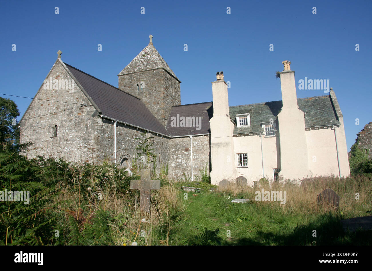 Penmon Priory church Penmon Isle of Anglesey Wales UK Stock Photo Alamy
