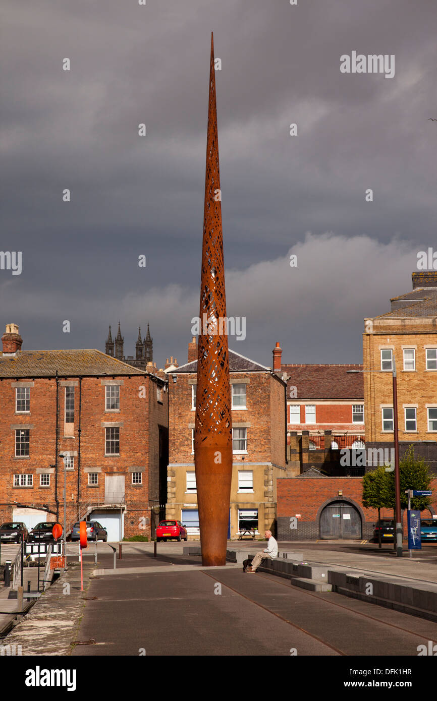 The Candle, Gloucester Docks, Gloucestershire, England, UK Stock Photo