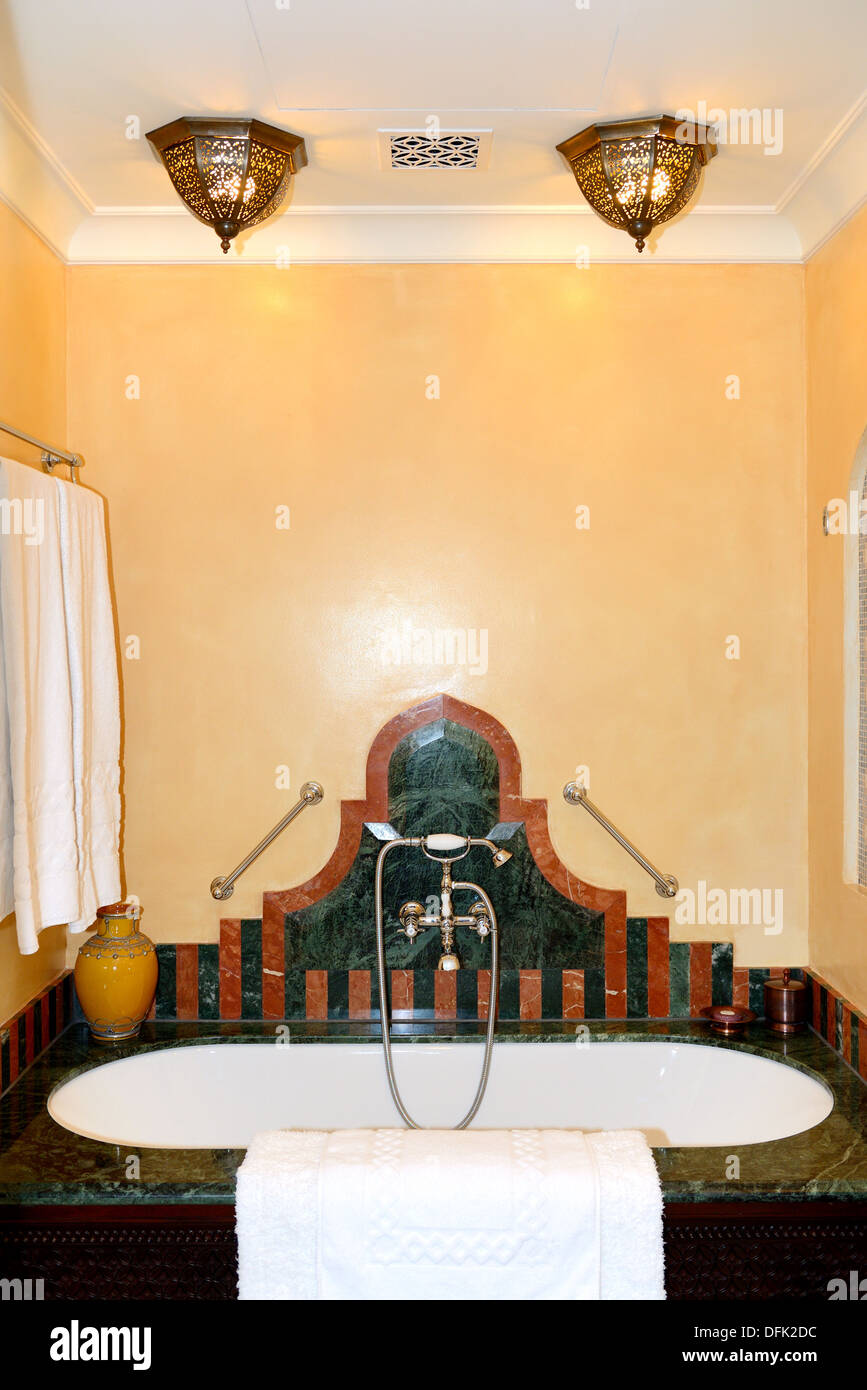 Bathroom in the luxury hotel, Dubai, UAE Stock Photo Alamy