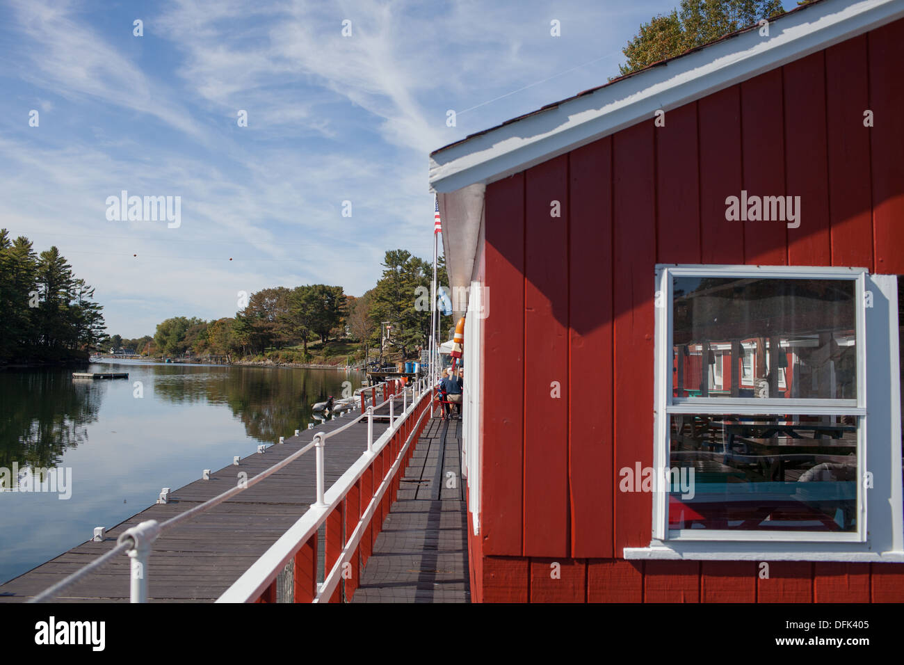 Chauncey Creek Lobster Pier Kittery Point Maine Stock Photo Alamy