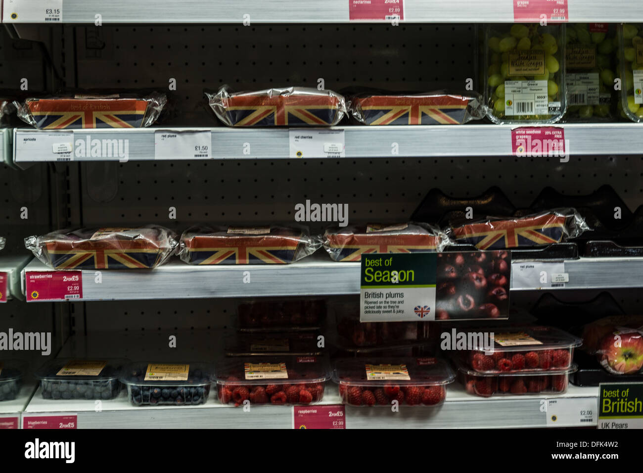 mark and Spencers M&S supermarket season fruit Stock Photo Alamy