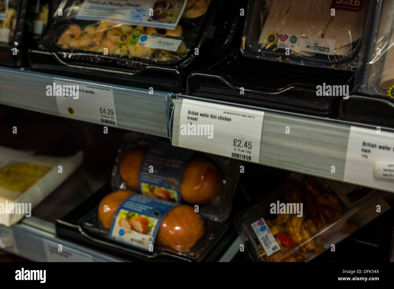 mark and Spencers M&S supermarket meat Stock Photo Alamy
