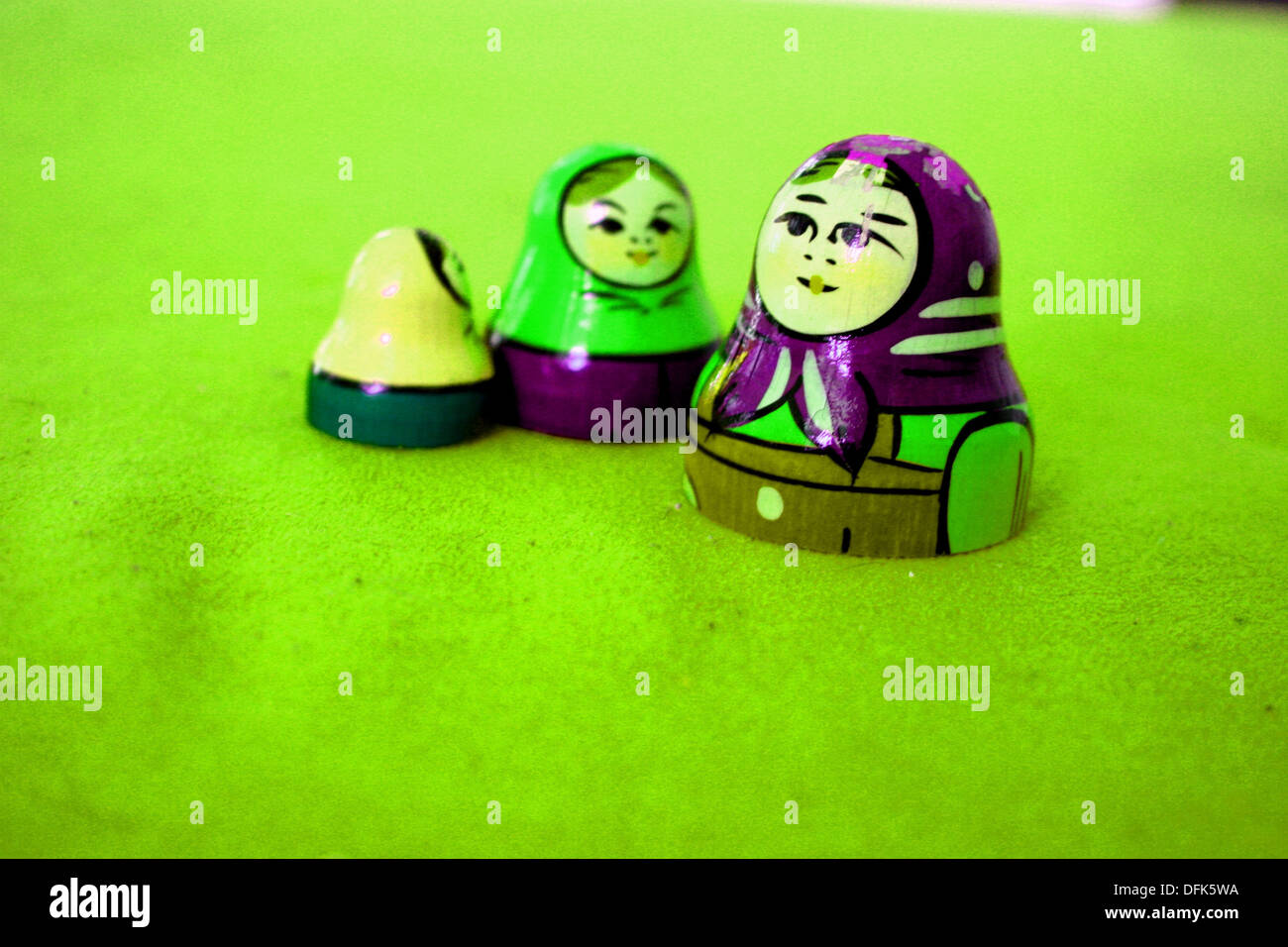 A group of russian dolls Stock Photo Alamy