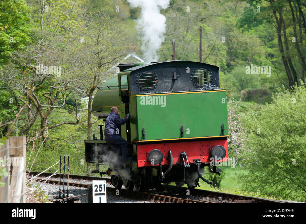 The Gwili Steam Railway at Bronwydd Arms near Carmarthen, South West