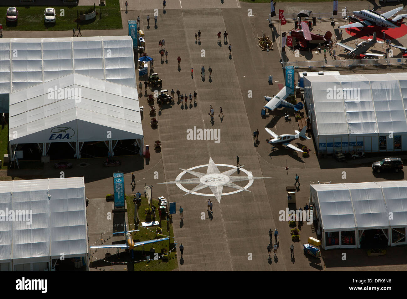 aerial photograph AirVenture 2013, Experimental Aircraft Association