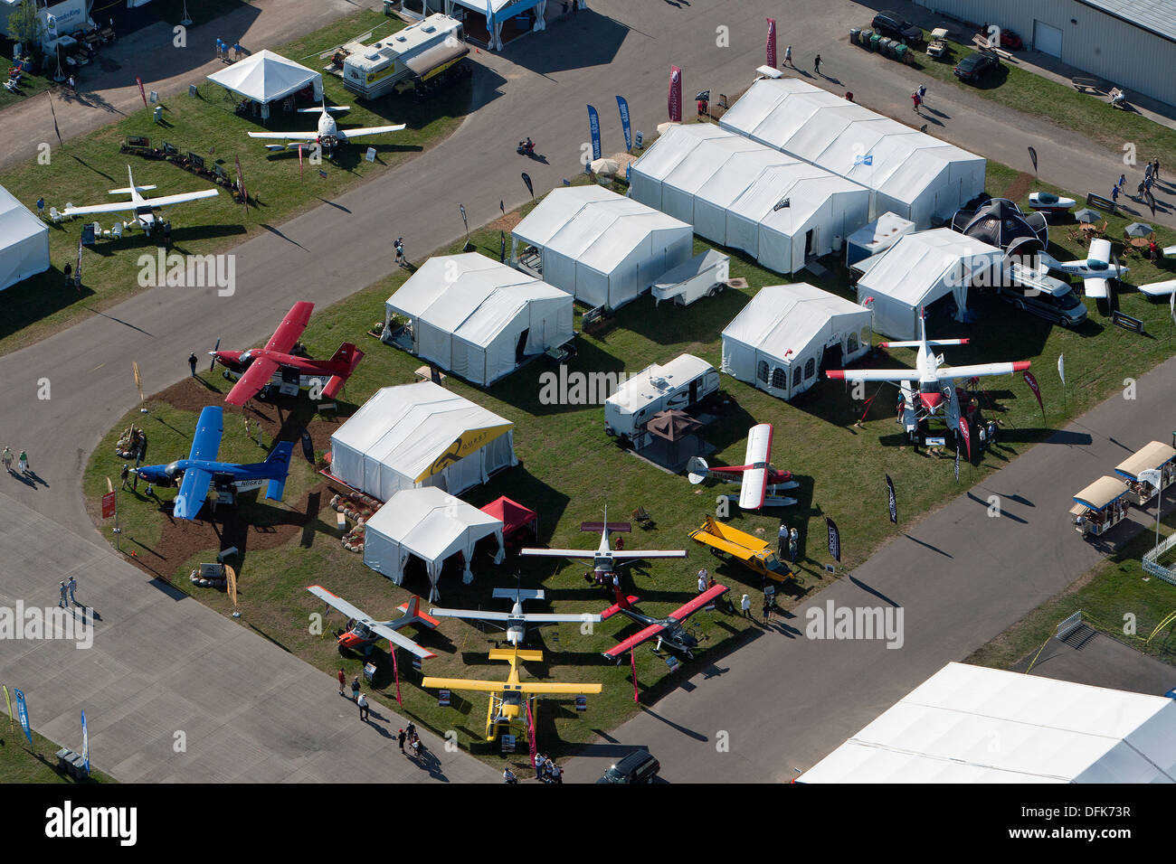 aerial photograph AirVenture 2013, Experimental Aircraft Association