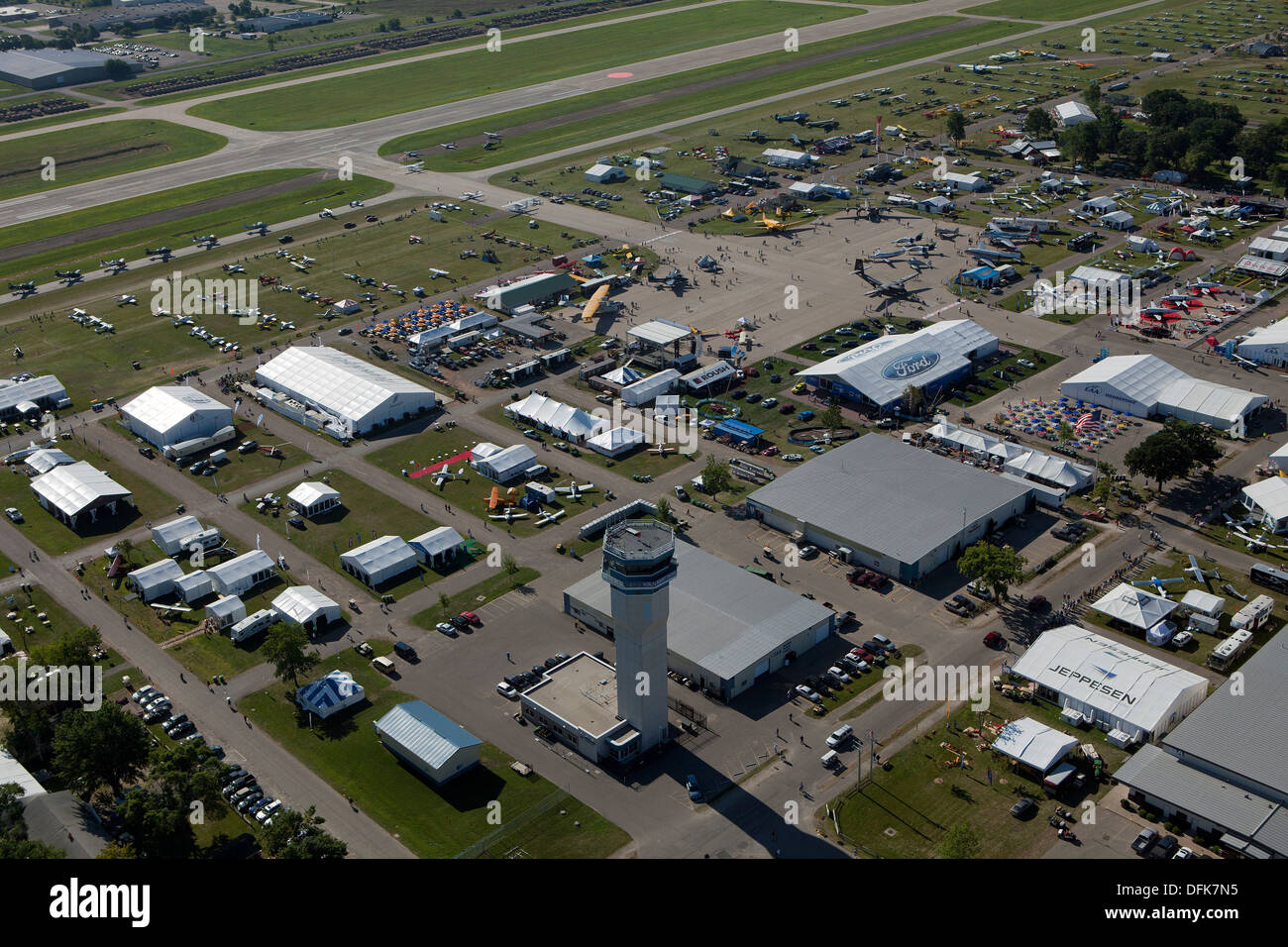 aerial photograph AirVenture 2013, Experimental Aircraft Association