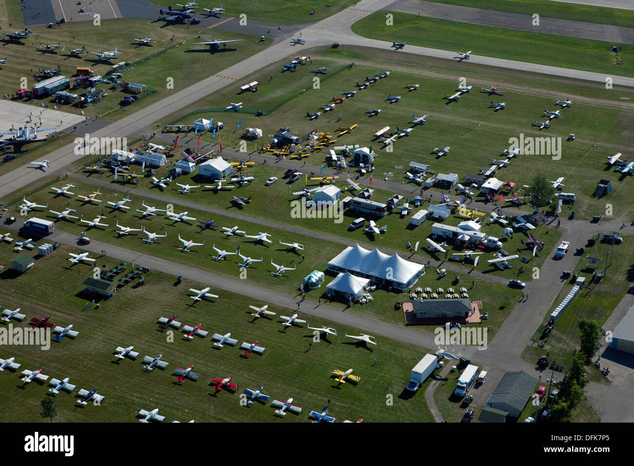 aerial photograph AirVenture 2013, Experimental Aircraft Association