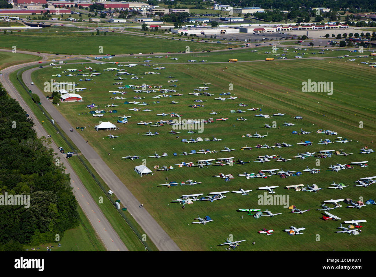 aerial photograph AirVenture 2013, Experimental Aircraft Association