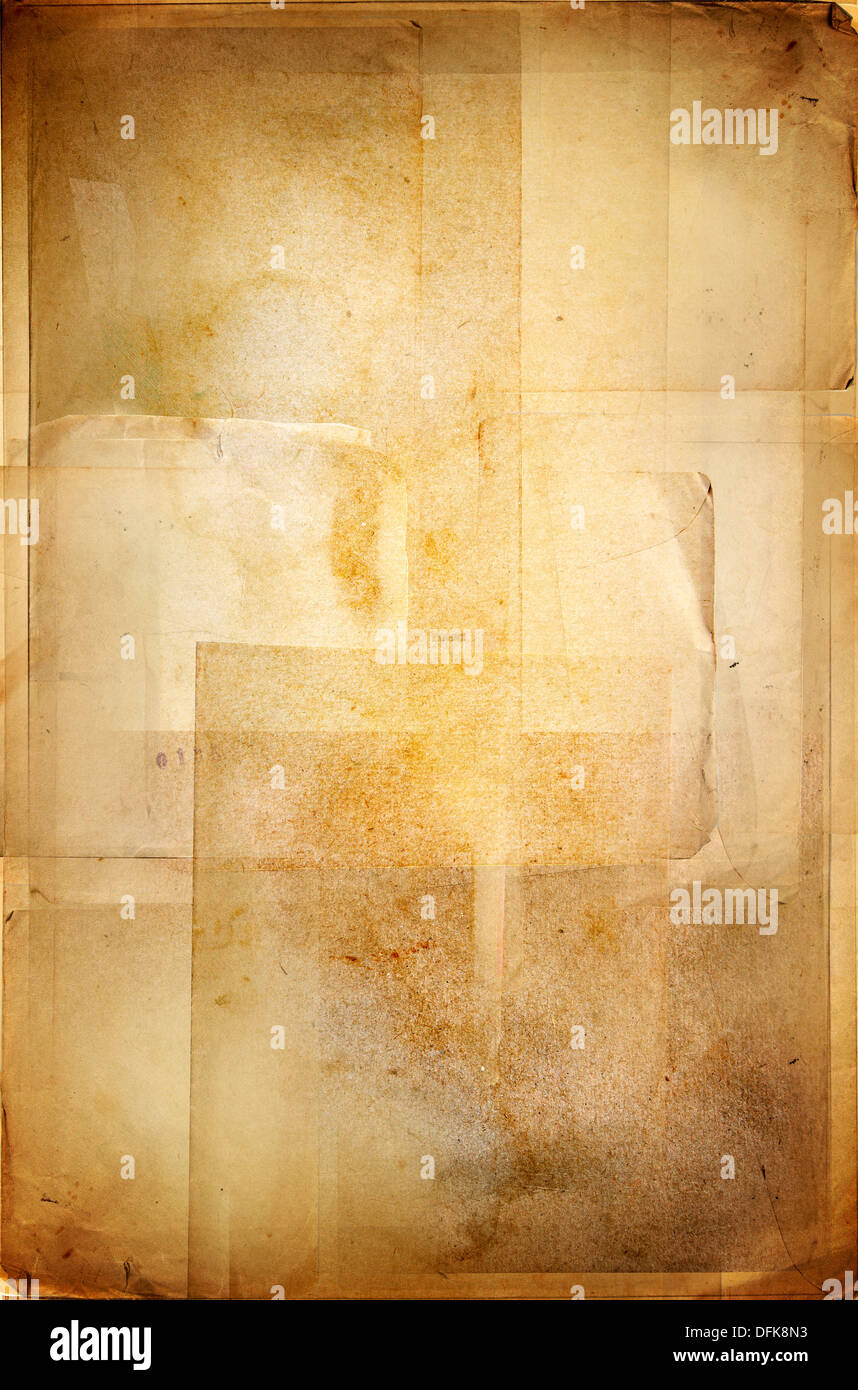 Grungy brown papers background Stock Photo