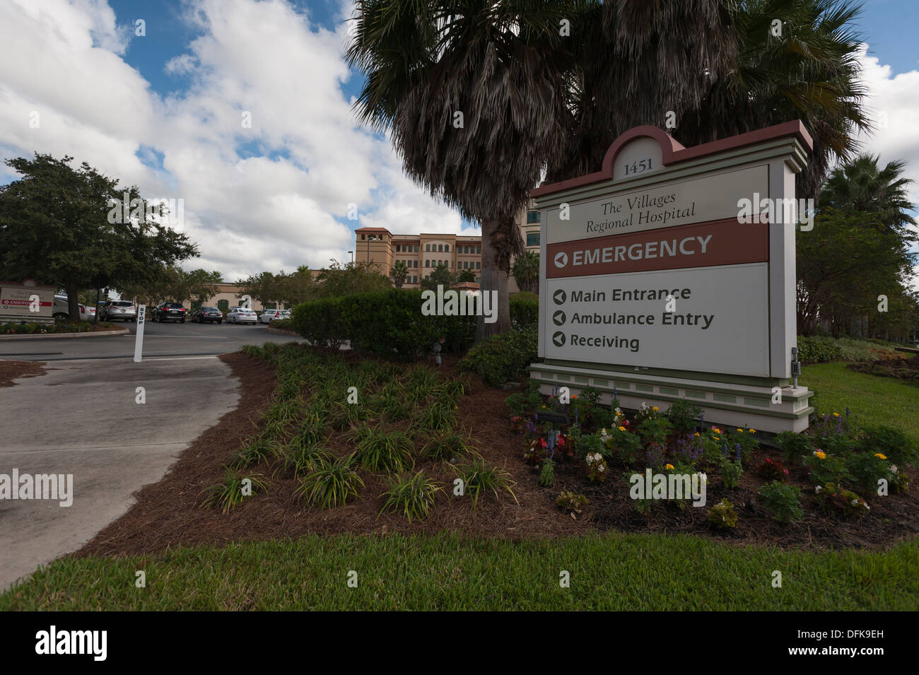 The Villages Regional Hospital Main Entrance located in The Village