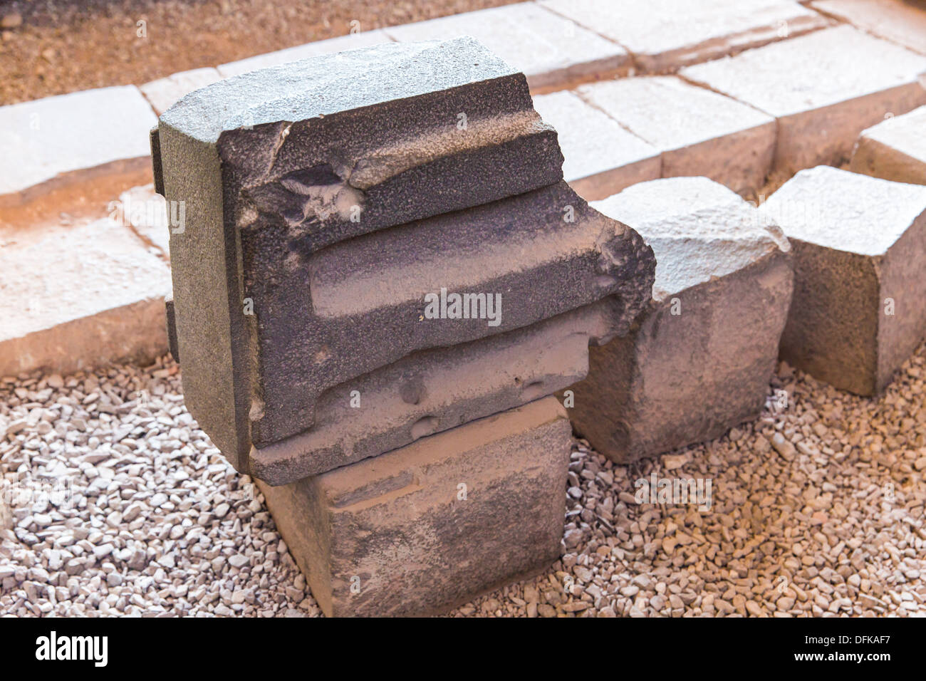 Peruvian Bricks Polygonal masonry Inca brick. Coricancha,Peru, South America. Church of ...