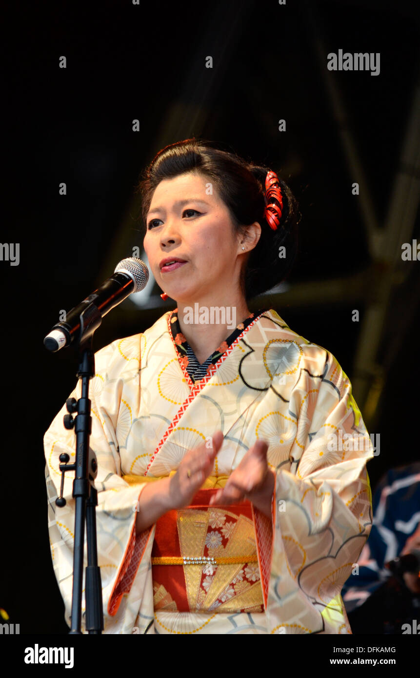 Japan Matsuri 2013 - Japan Culture festival on Trafalgar Square in London, UK Stock Photo