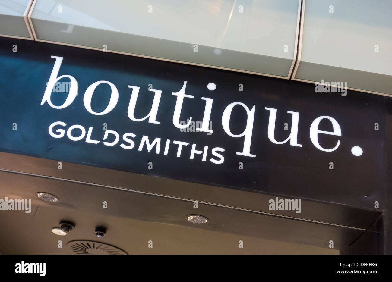 Boutique Goldsmiths Westfield Shopping Centre Stratford Stock Photo