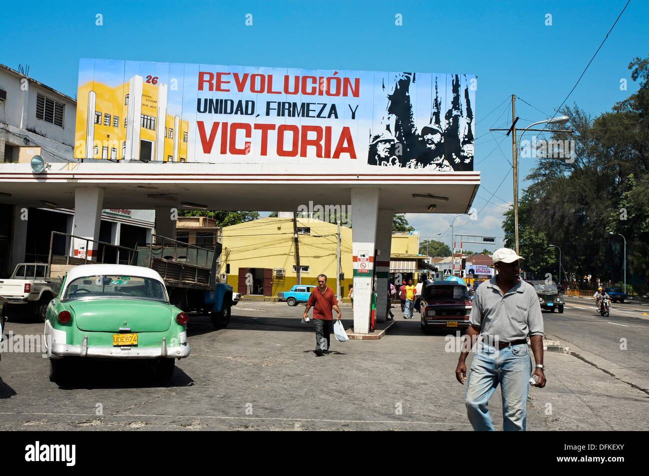 Gas station. Santiago de Cuba. Cuba Stock Photo 61279763 Alamy
