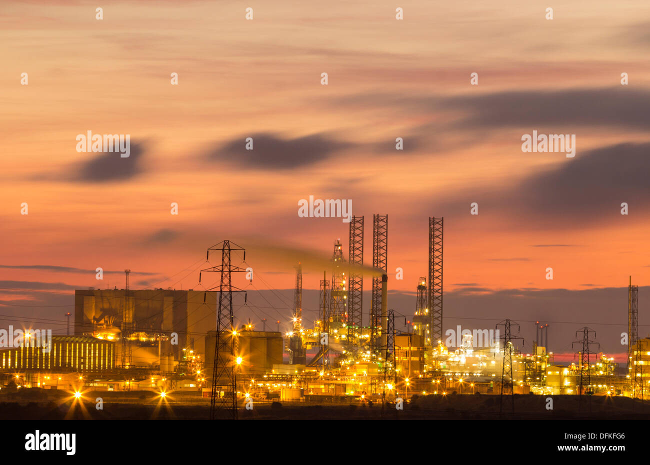 Titanium Dioxide chemical plant and Hartlepool Nuclear power station