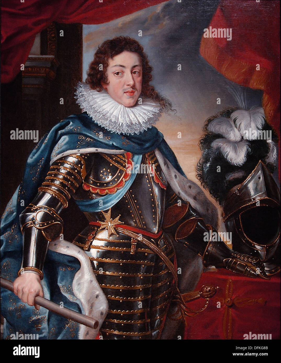Peter Paul Rubens - Louis XIII King of France Stock Photo