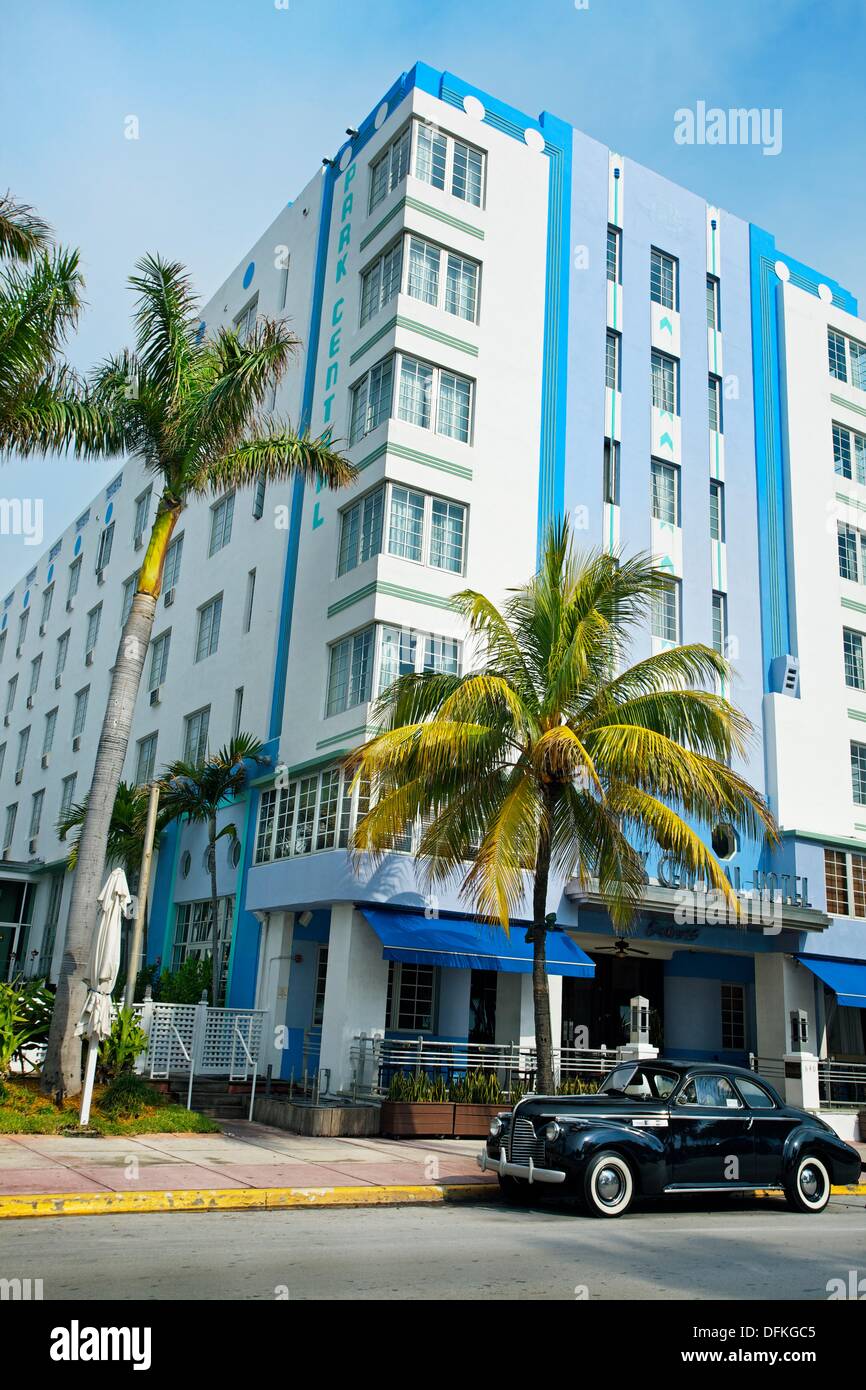 Ocean Drive, South Beach, Art deco district, Miami beach, Florida, USA