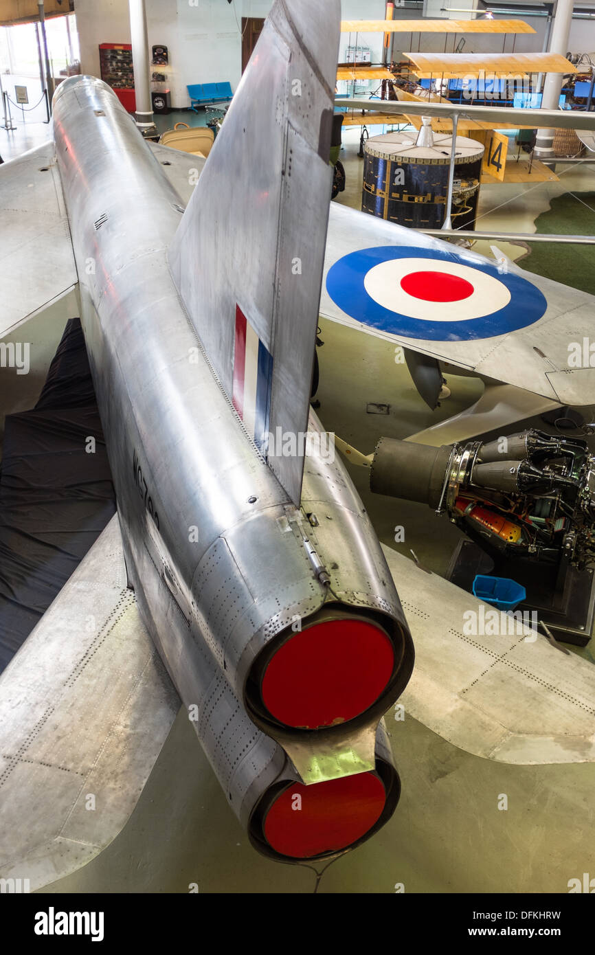 English Electric P1A prototype aircraft in air and space gallery at Museum of Science and  Industry (MOSI), Manchester UK Stock Photo