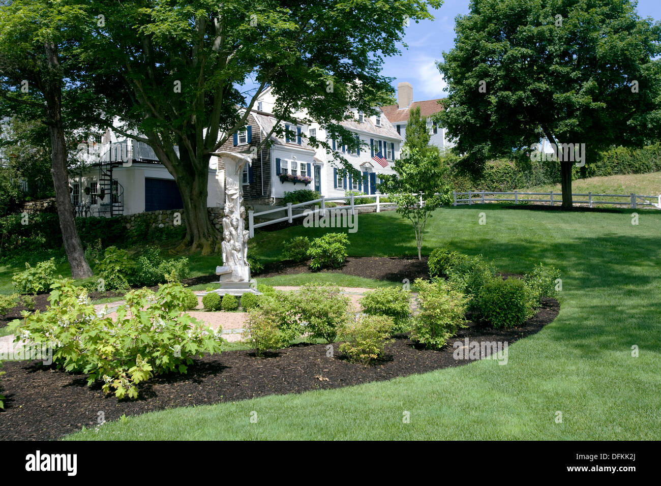 Usa Massachusetts Plymouth Brewster Gardens Immigrant Monument