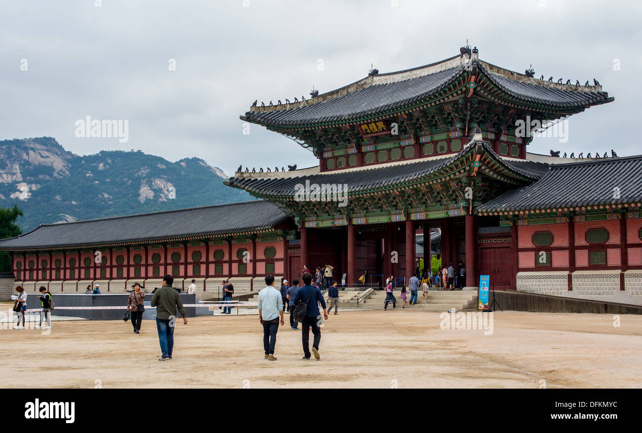 Gyeongbokgung Palace, Seoul Stock Photo