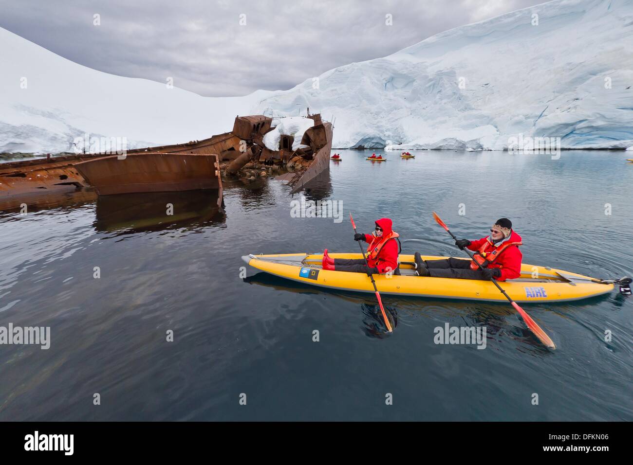 Guests from the Lindblad Expedition ship National Geographic Explorer
