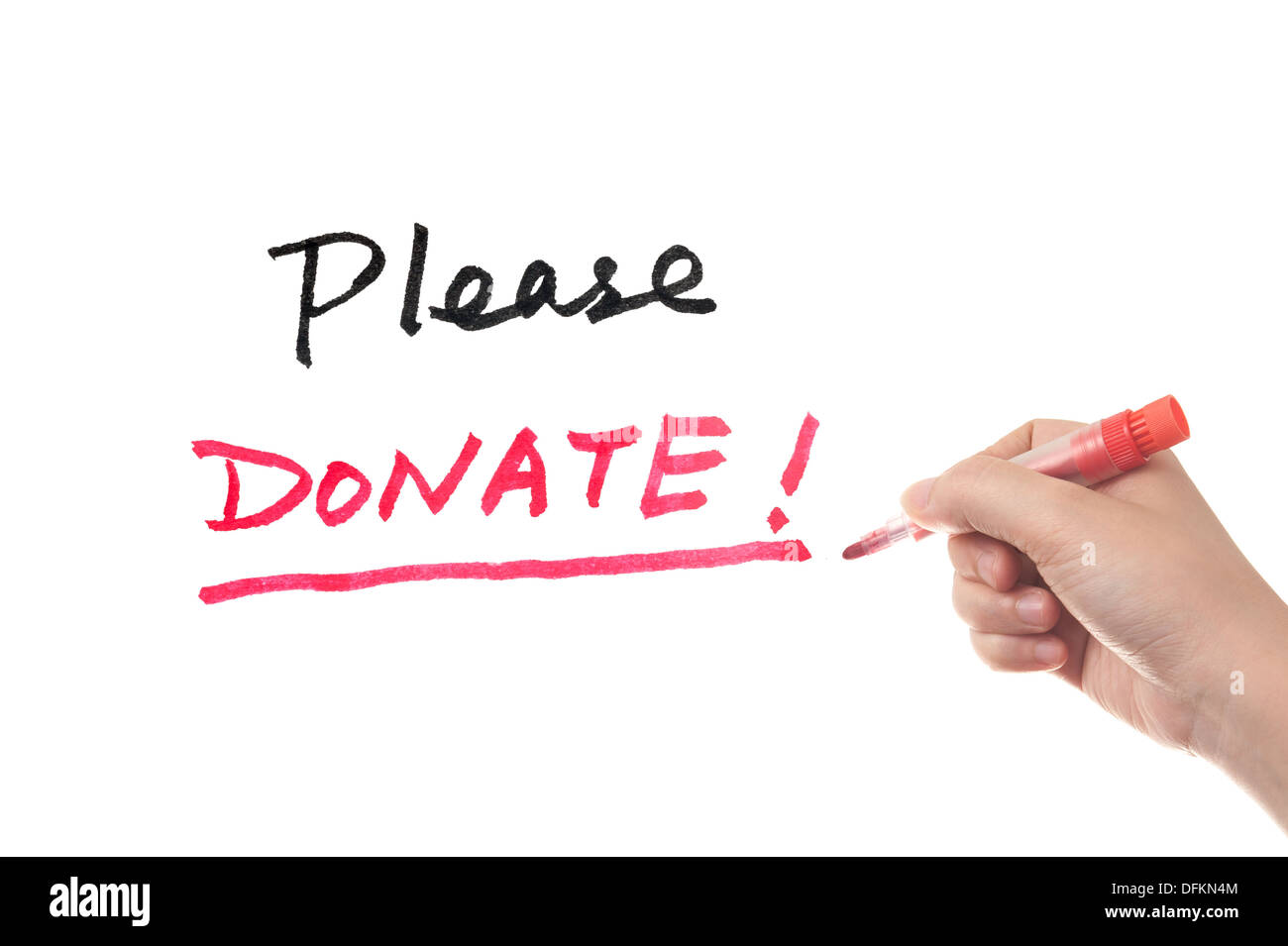 Donate please Stock Vector Images - Alamy