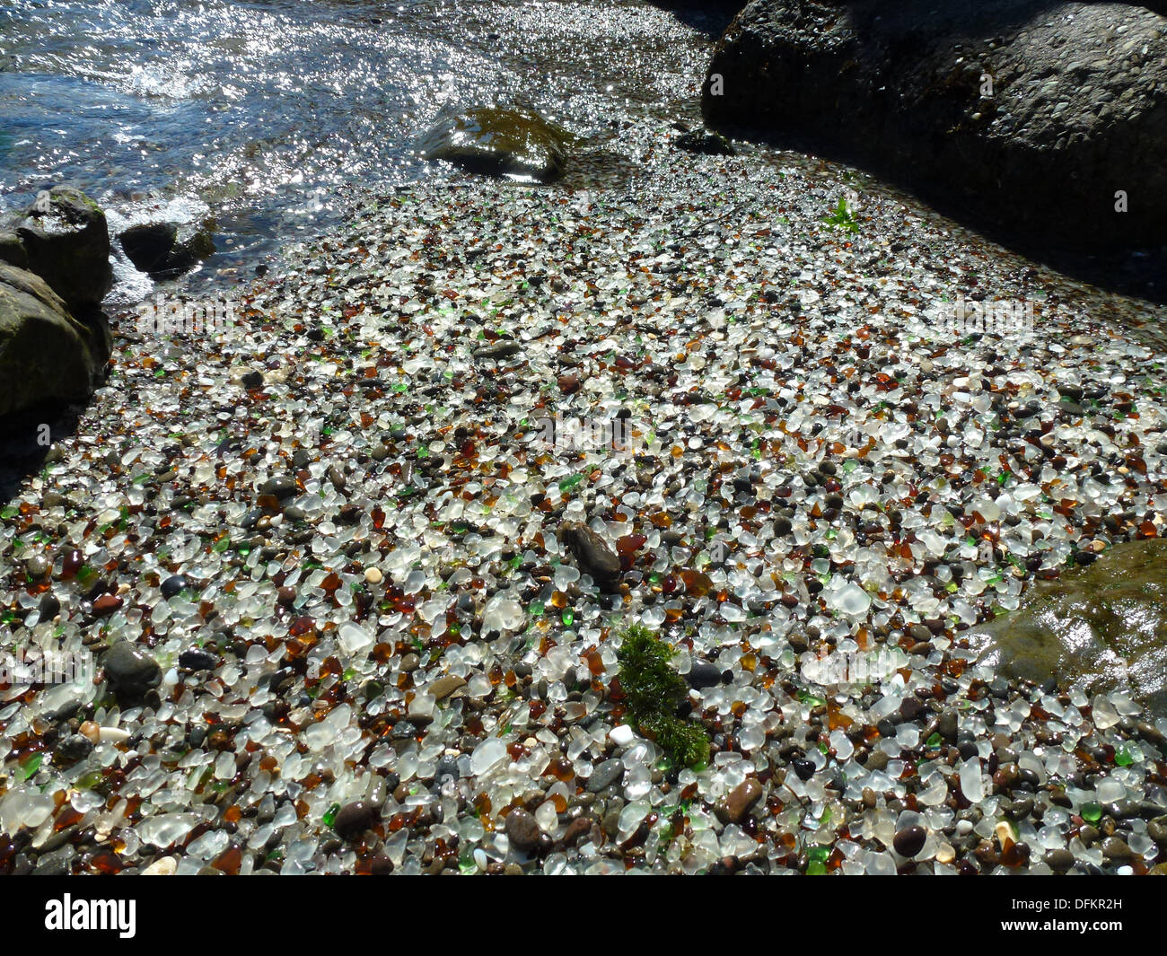 Fort Bragg, California, USA. 29th Aug, 2013. Countless sea glass
