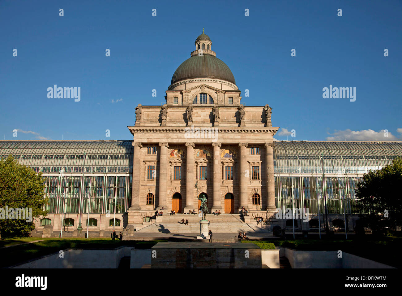 The Bayerische Staatskanzlei, Bavarian State Chancellery in Munich, Bavaria, Germany Stock Photo