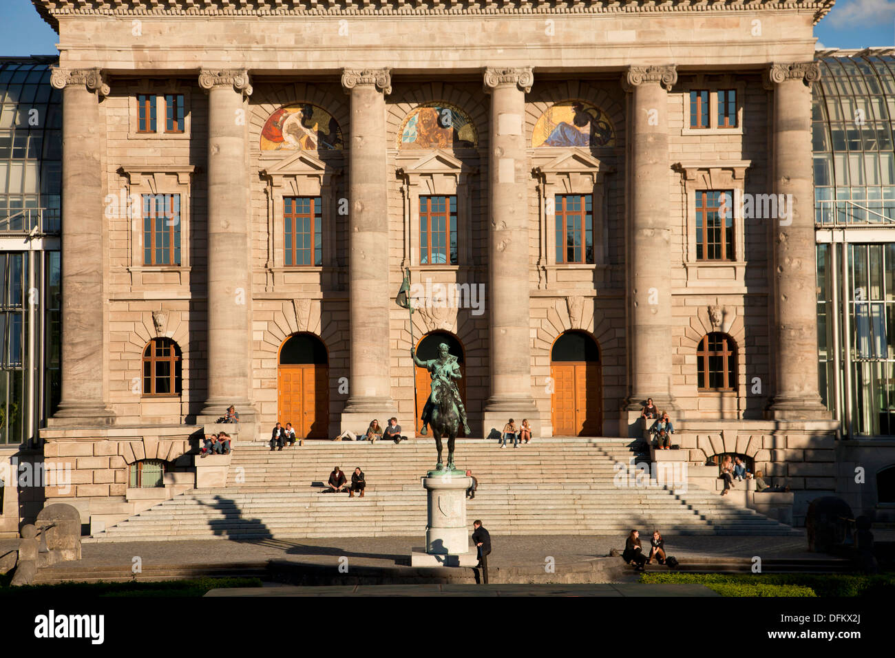 The Bayerische Staatskanzlei, Bavarian State Chancellery in Munich, Bavaria, Germany Stock Photo