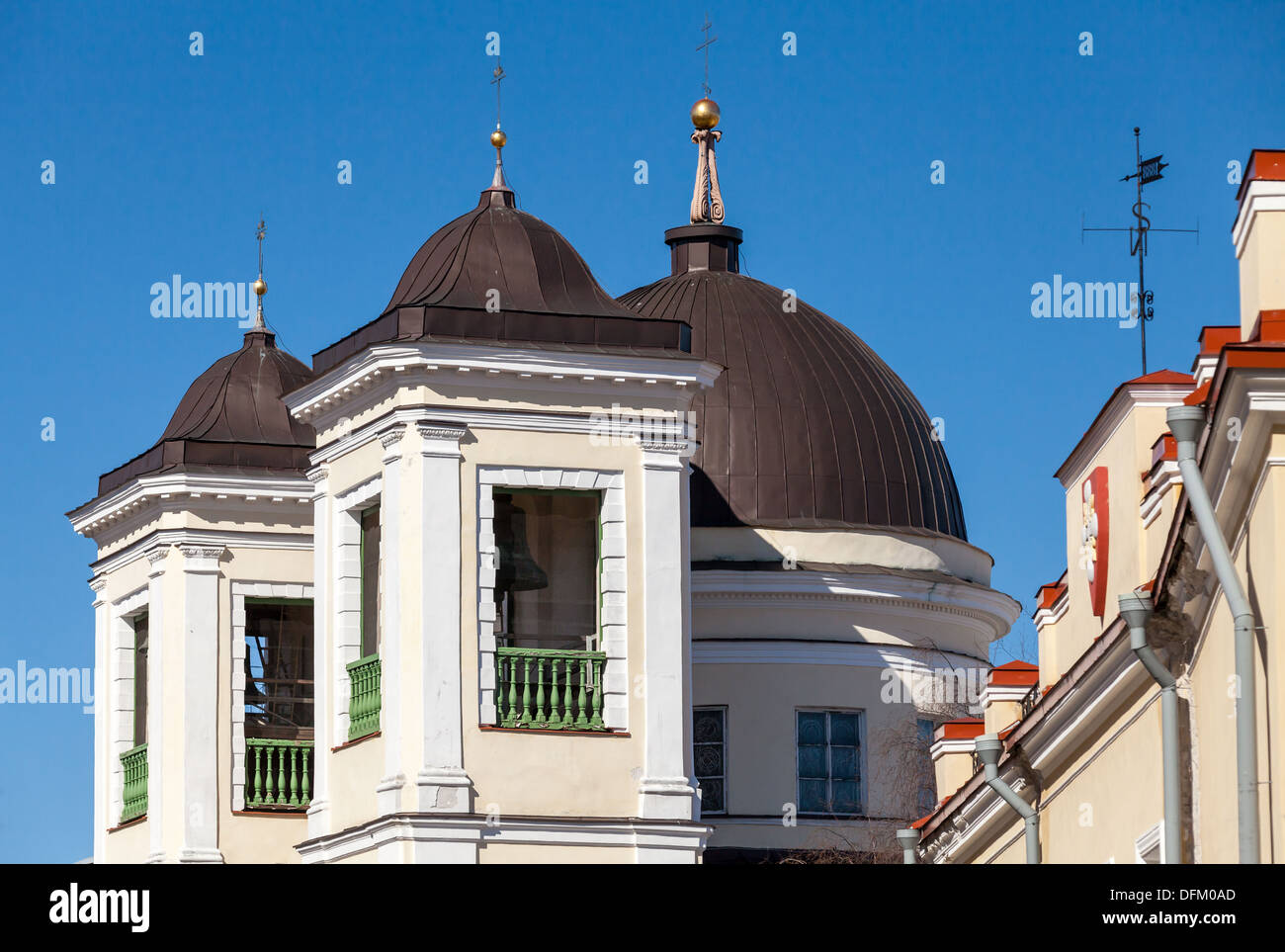 Dome of St. Nicholas Orthodox Church, Tallinn, Estonia Stock Photo