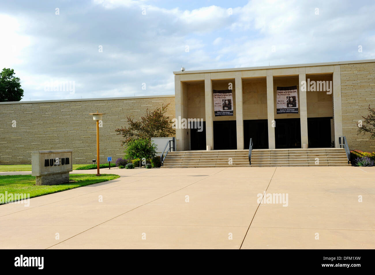 Dwight D Eisenhower Museum Abilene Kansas Stock Photo Alamy