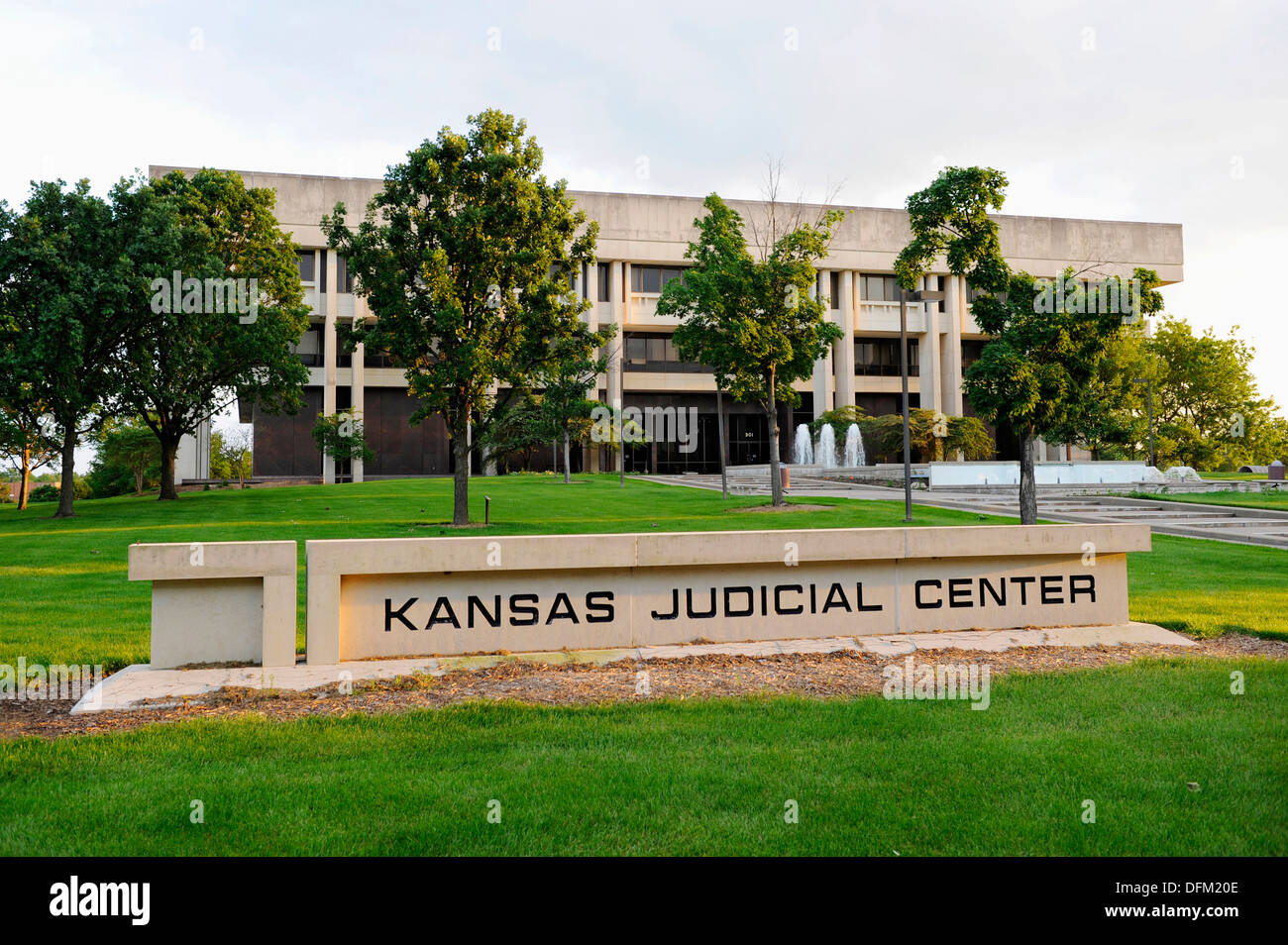 State Supreme Court Judicial Center Topeka Kansas Stock Photo