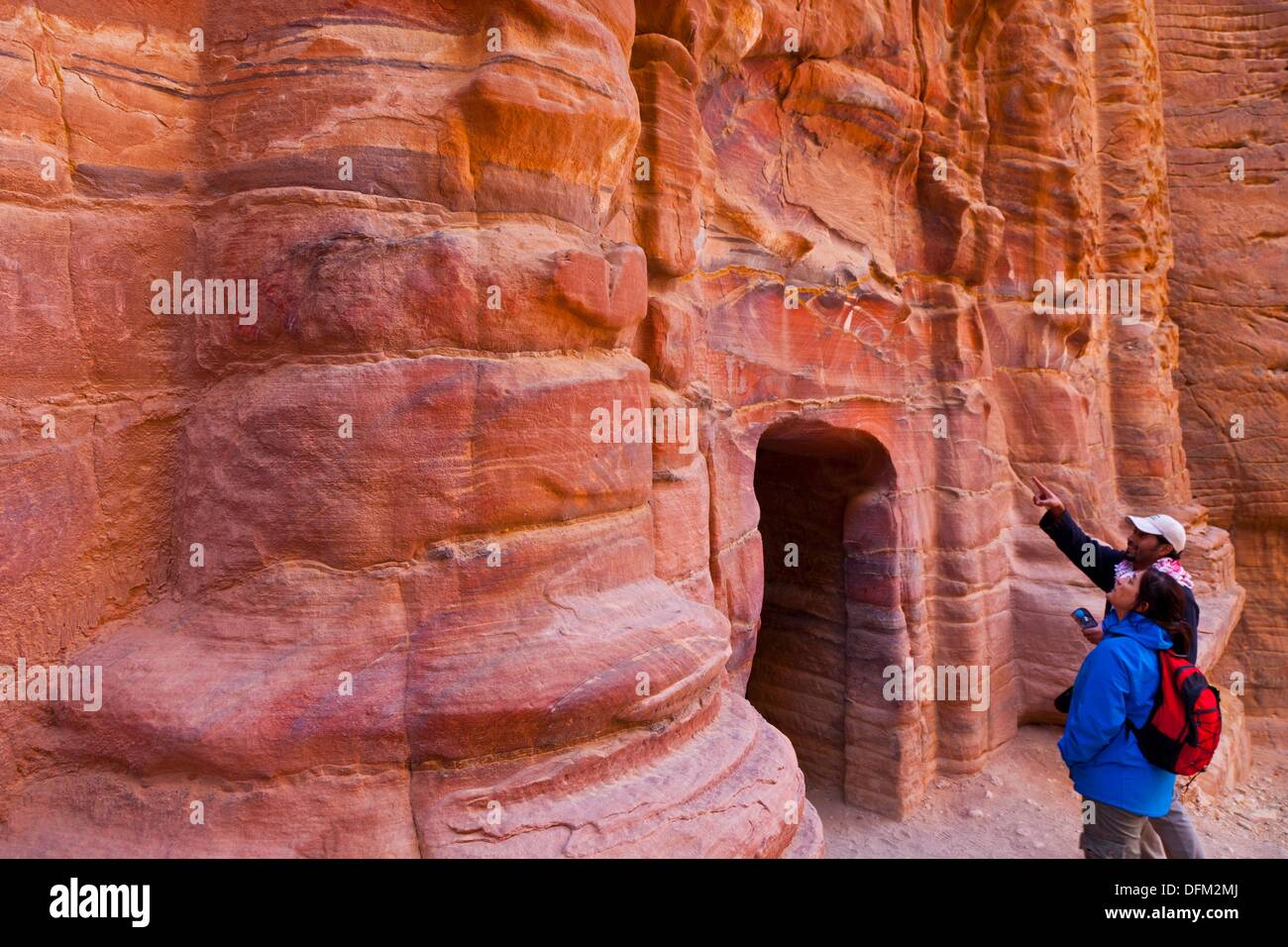 Petra, Jordan, Middle East Stock Photo Alamy
