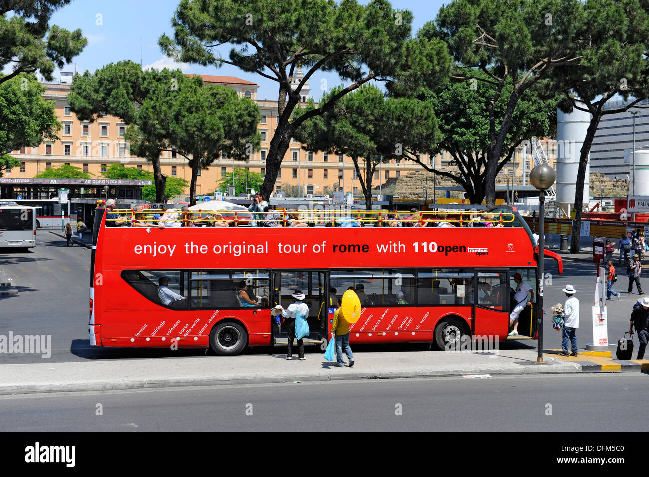 open air bus tour rome