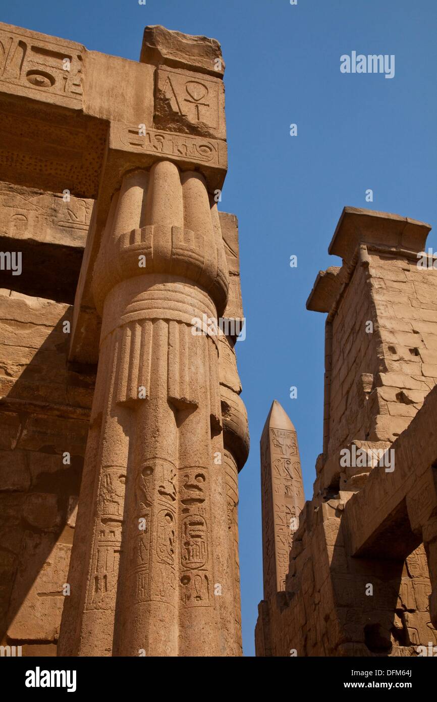 Luxor Temple. Luxor. Nile Valley. Egypt Stock Photo Alamy