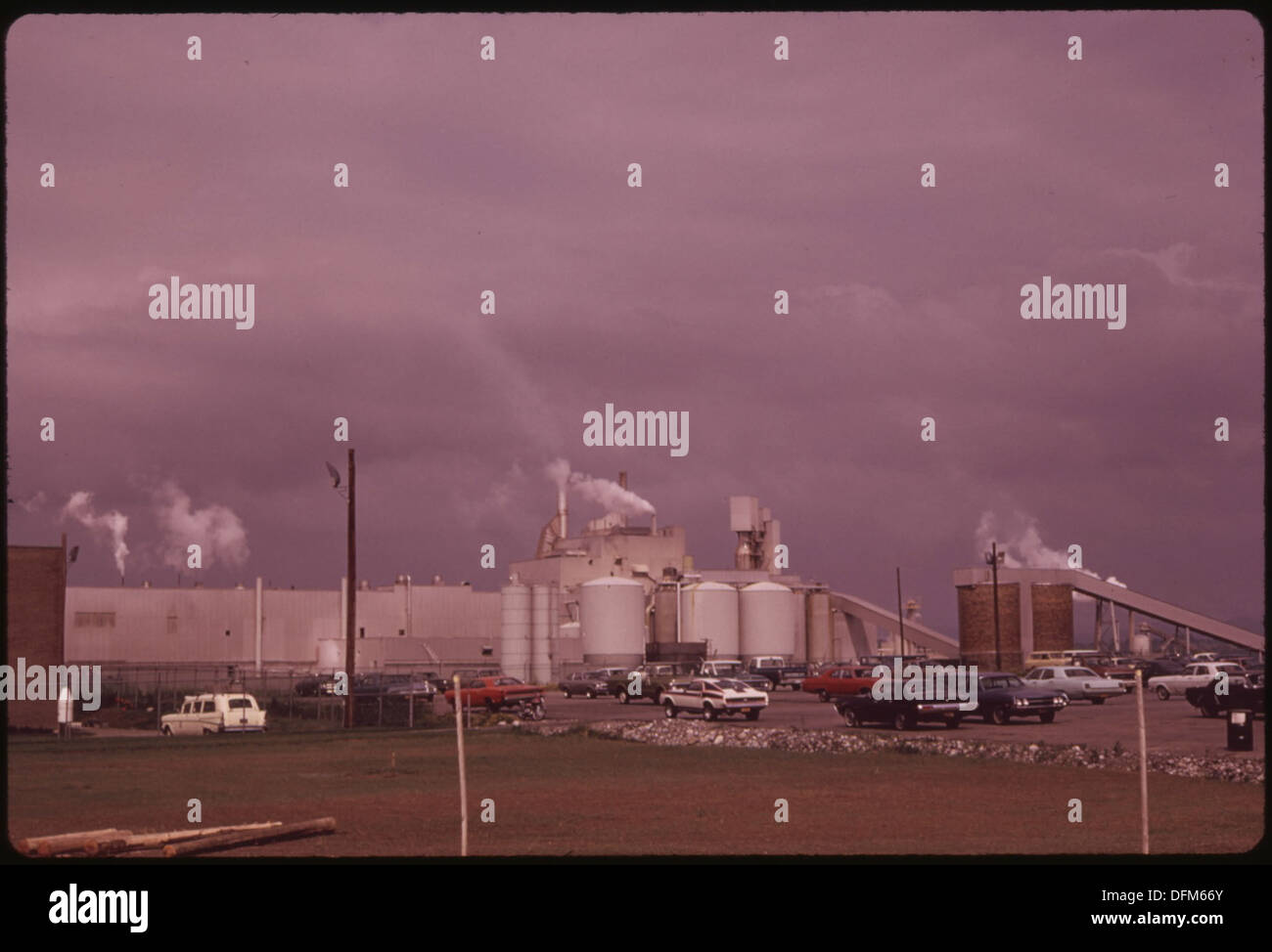 NEW, 90 MILLION INTERNATIONAL PAPER COMPANY MILL ON LAKE CHAMPLAIN NEAR TICONDEROGA, NEW YORK